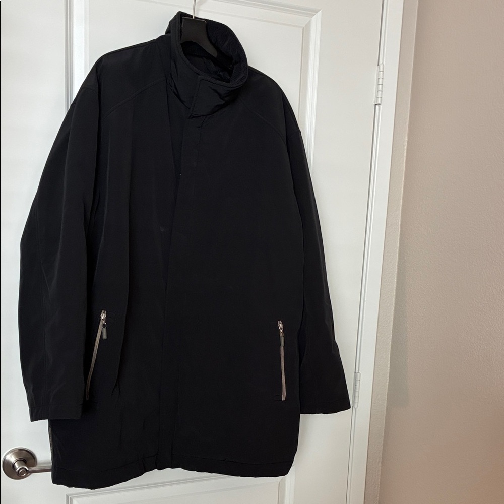 Rainforest XXL Mens Jacket Corduroy Trimmed Collar Full Zip Up & Snap Buttons